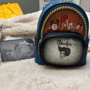 Loungefly Marvel LACC Toy Story Woody’s Roundup Lenticular Mini Backpack & Walle